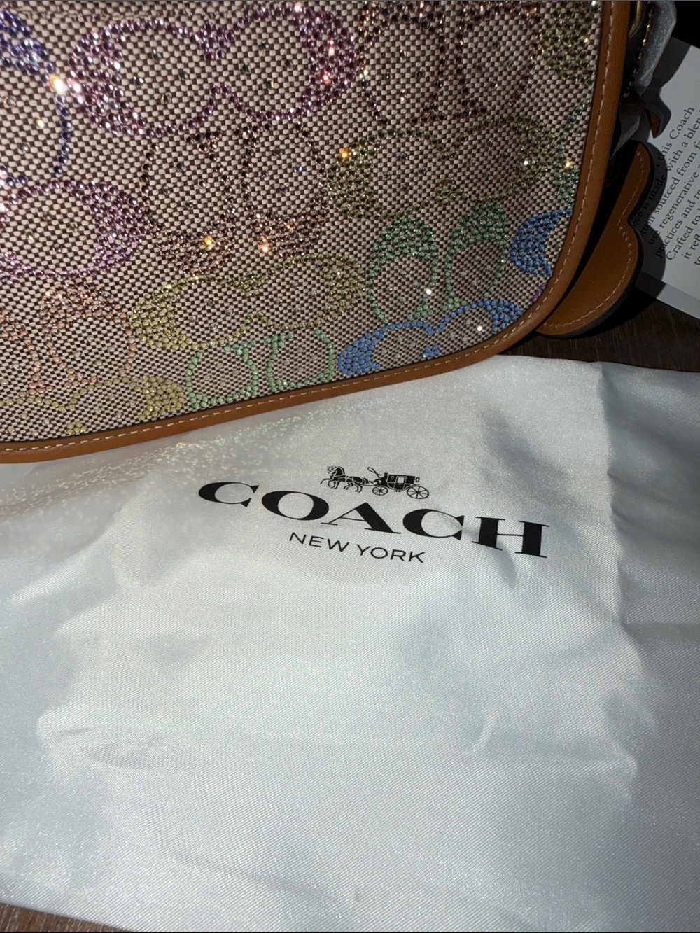 Coach Rainbow Crystal Swinger 20 - Picture 8 of 8